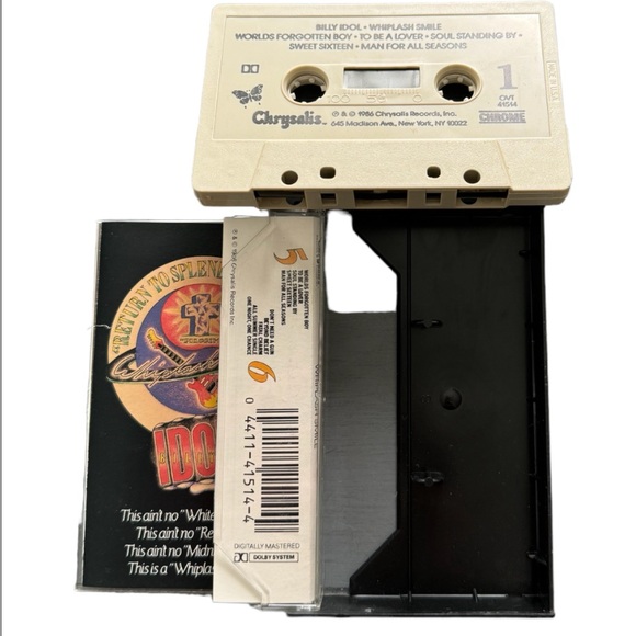 Billy Idol - Whiplash Smile Cassette - Picture 4 of 7